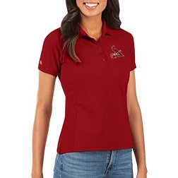 Women's Soft as a Grape Red St. Louis Cardinals Maternity Side Ruched  T-Shirt
