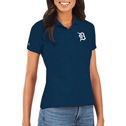 Women's Touch Navy/White Detroit Tigers Setter Lightweight Fitted T-Shirt Size: Extra Small