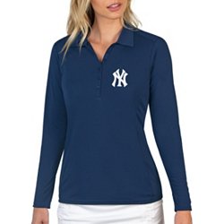 Men's Antigua Heather Black New York Yankees par Polo Size: Small