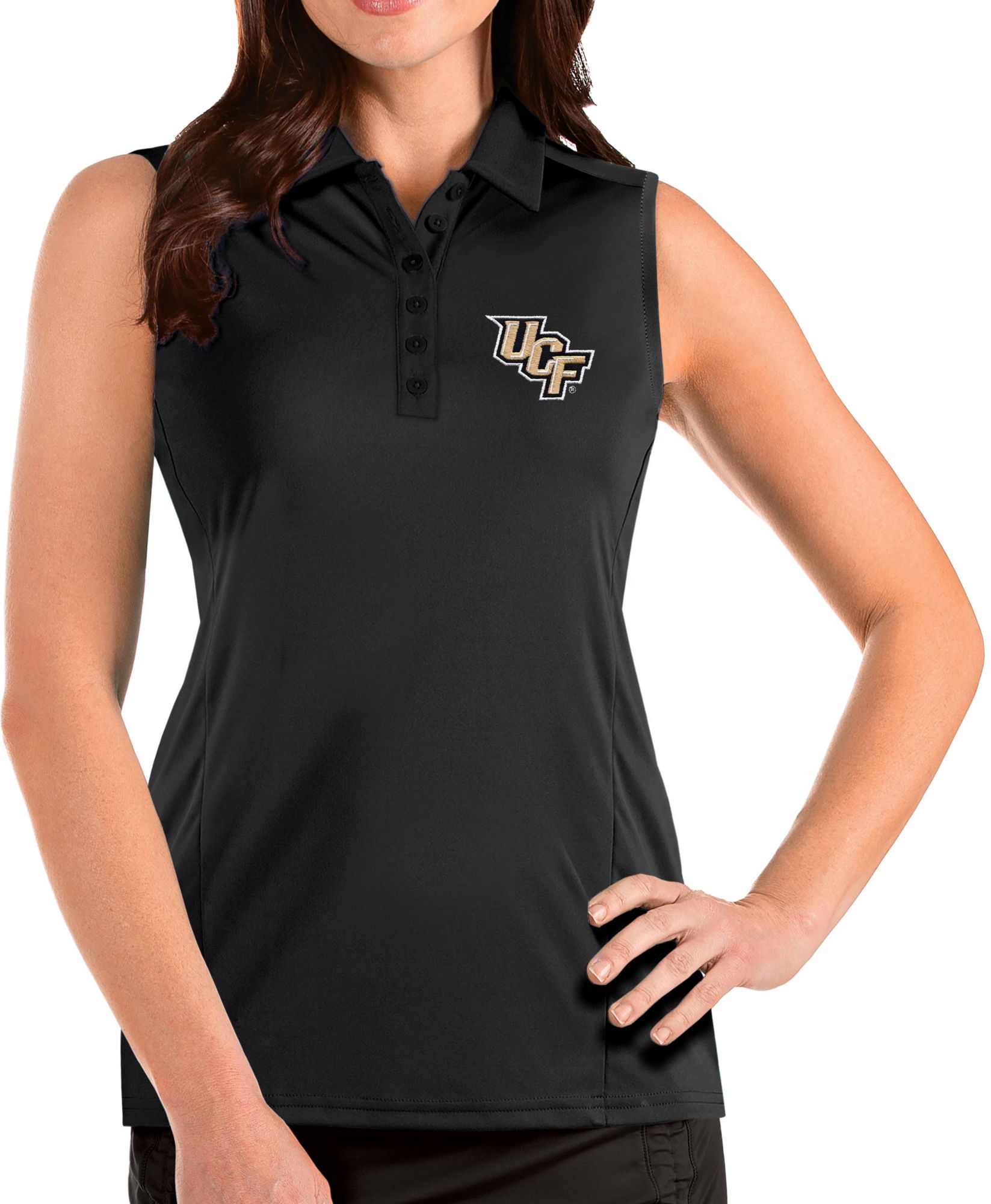 Antigua Women's UCF Knights Tribute Sleeveless Tank Black Top