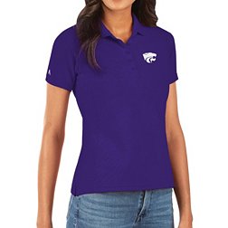 Antigua Women's Kansas State Wildcats Purple Legacy Pique Polo