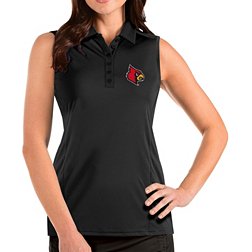 Women's Fan Apparel Black Louisville Cardinals Retro Jersey Headliner Cropped T-Shirt Size: Small