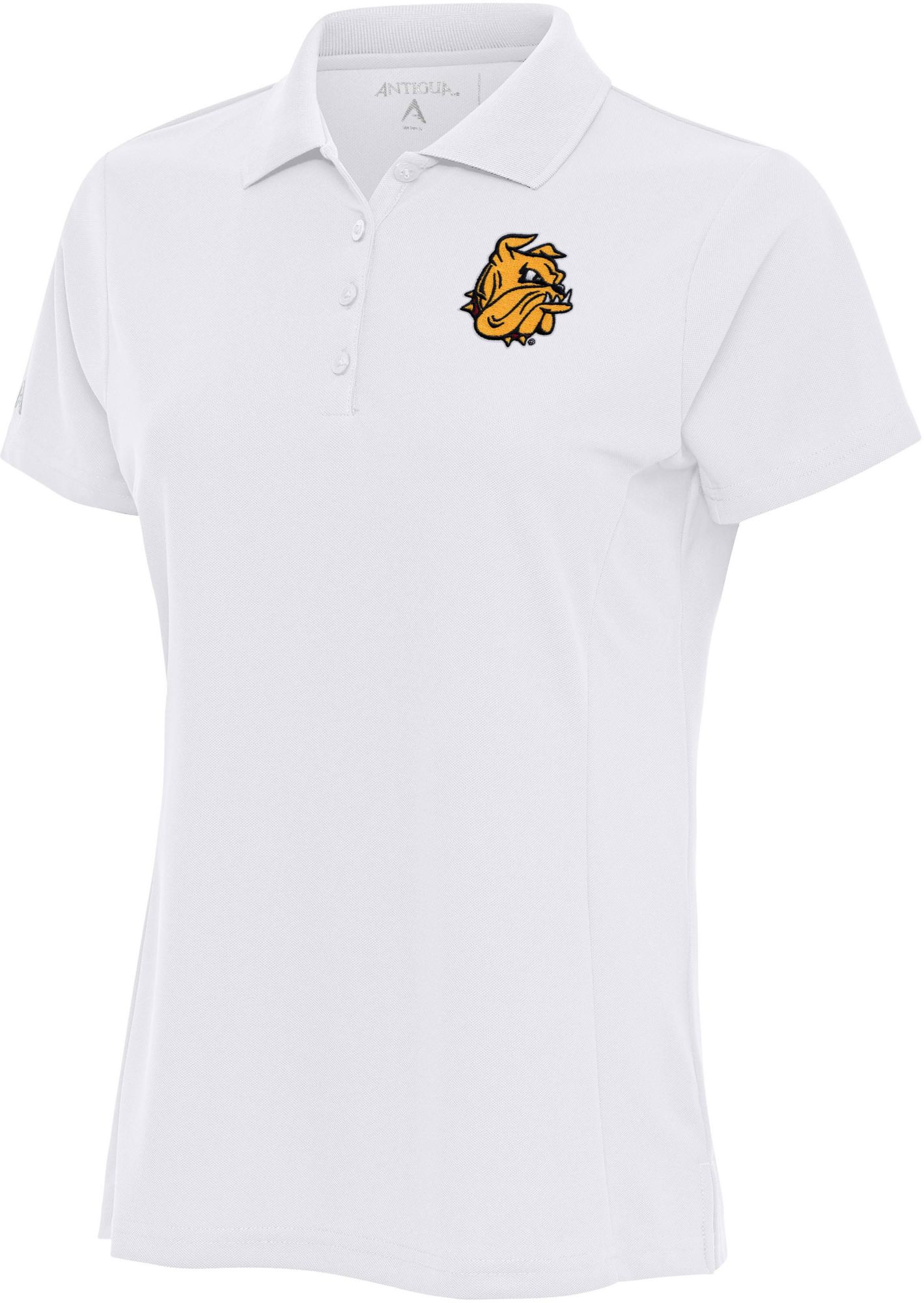 Antigua Women's Minnesota-Duluth Bulldogs Legacy Pique White Polo