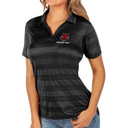 Antigua Women's Arkansas State Red Wolves Black Compass Polo