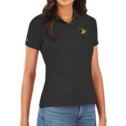 Antigua Women's Army West Point Black Knights Legacy Pique Black Polo