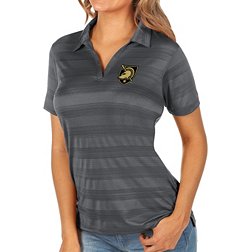 Antigua Women's Army West Point Black Knights Grey Compass Polo