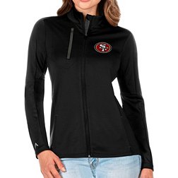 Antigua Women's San Francisco 49ers Black Generation Full-Zip Jacket