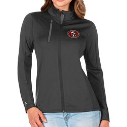 Antigua Women's San Francisco 49ers Grey Generation Full-Zip Jacket