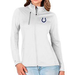 Antigua Women's Indianapolis Colts White Generation Full-Zip Jacket