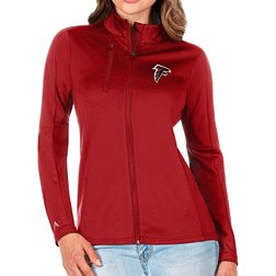 Antigua Women's Atlanta Falcons Red Generation Full-Zip Jacket