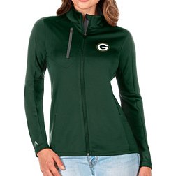 Antigua Women's Green Bay Packers Green Generation Full-Zip Jacket