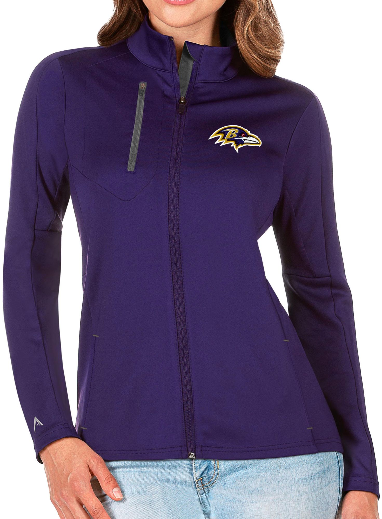 Antigua Women's Baltimore Ravens Purple Generation Full-Zip Jacket