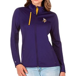 Antigua Women's Minnesota Vikings Purple Generation Full-Zip Jacket