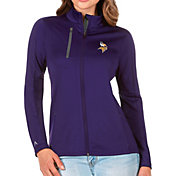 Antigua Women's Minnesota Vikings Purple Generation Full-Zip Jacket