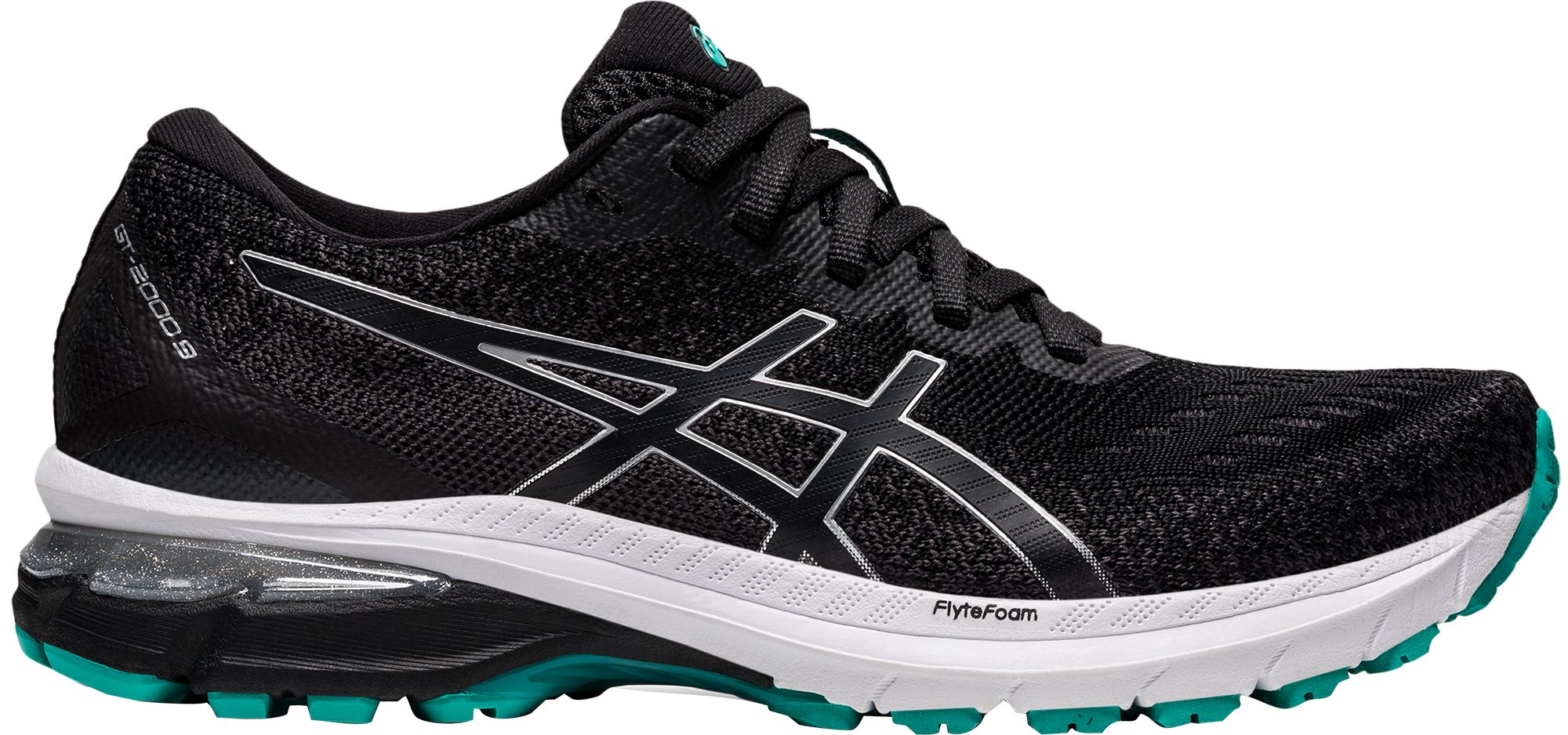 asic black sneakers