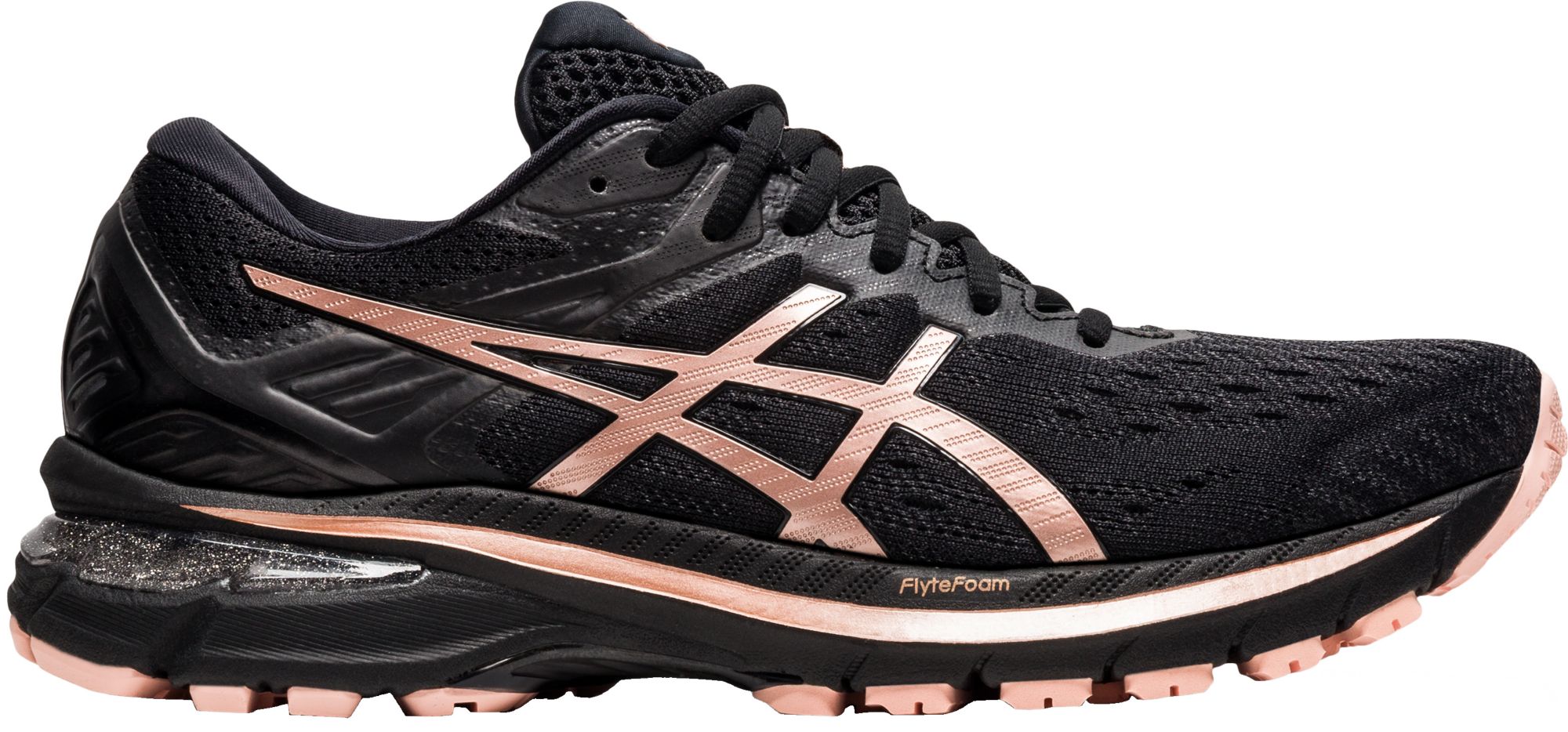 plain black asics