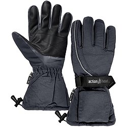 OZERO Snowboard Gloves Cold Proof Winter Snow Leather Work Glove 3M Thinsulate Insulation Thermal Cotton Thick Cowhide - Waterproof Windproof Insulate