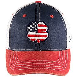 Black Clover Men's USA Flag Two-Tone Vintage Golf Hat