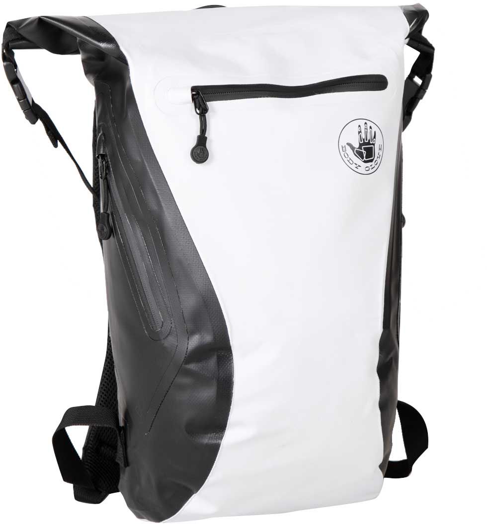 white waterproof backpack