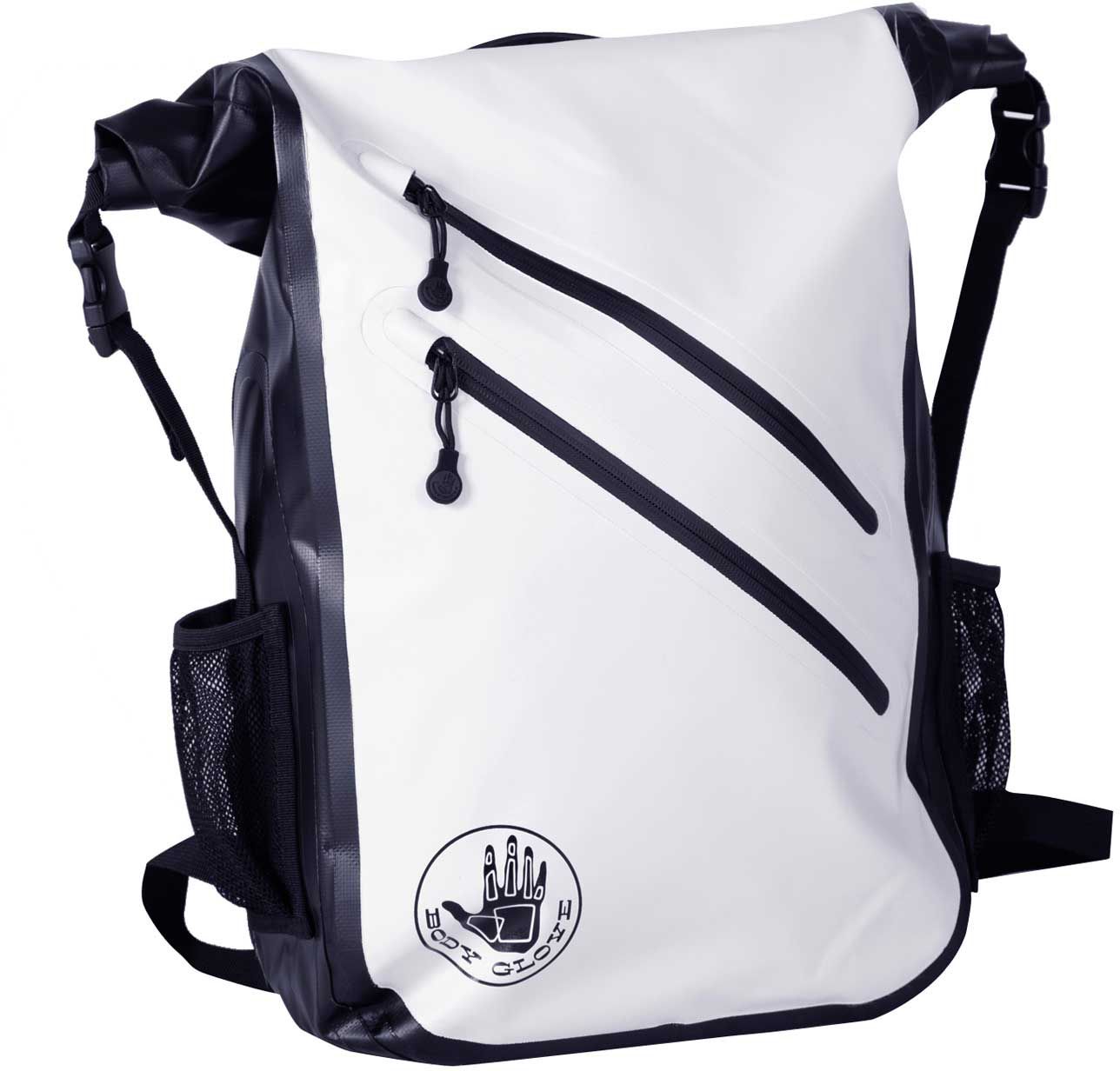 white waterproof backpack