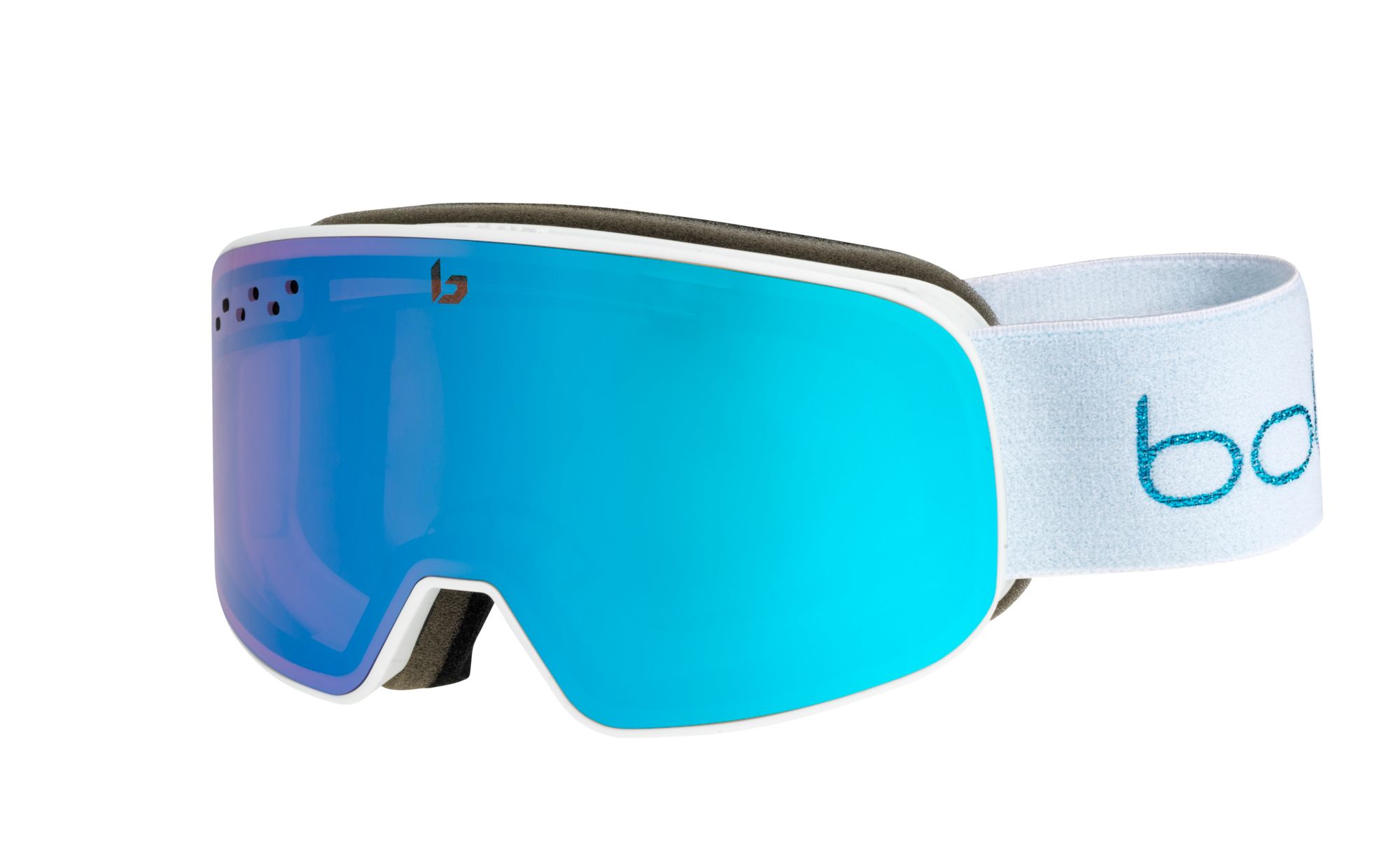 White Metallic Blue Matte/Aurora