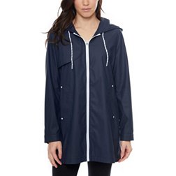 Be Boundless Coated Woven Poly Hooded Rainwear Coat