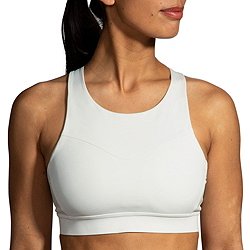PRO FIT Women's Sports Bra Cotton/Nylon Blend Yoga Pullover Activewear High  Impact Support Bras, Pfb614-white, Small