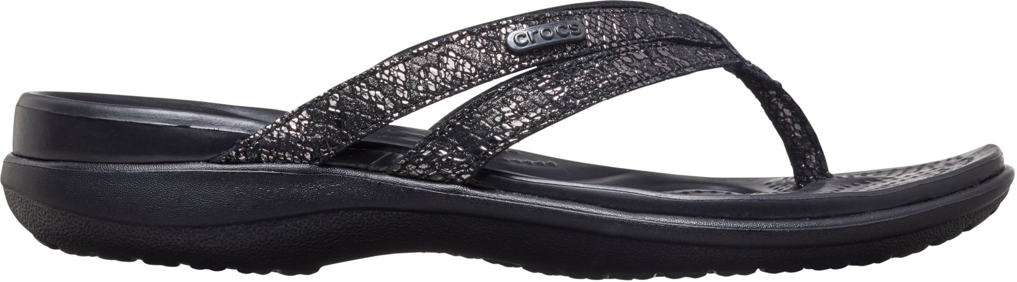 women's crocs capri flip flops