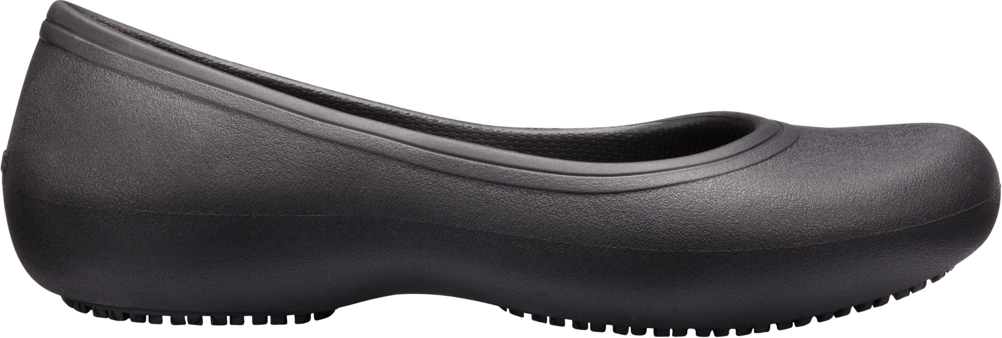 ladies black crocs