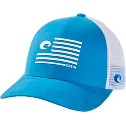 Costa Del Mar Marlin Trucker Hat Costa Blue / White - XL