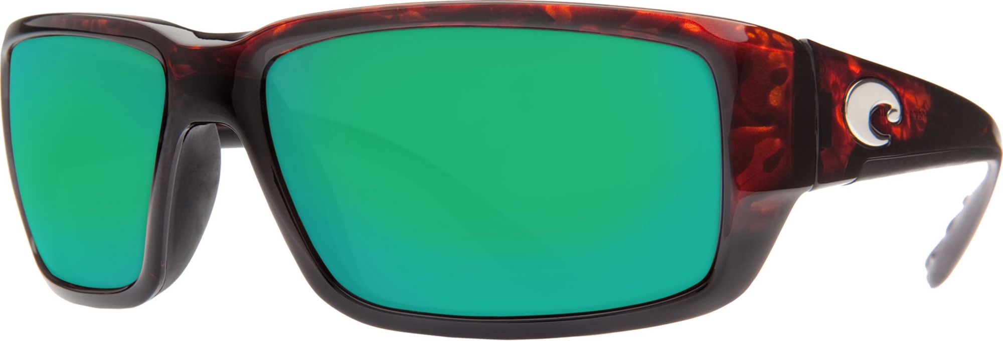 Photos - Sunglasses Costa Del Mar Fantail 580G Polarized , Men's, Tortoise Green 20C 