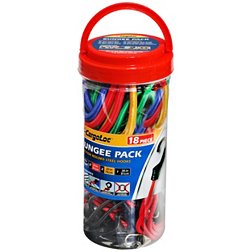 CargoLoc 18 Pc Bungee Cord Assortment with Molded Steel Hooks