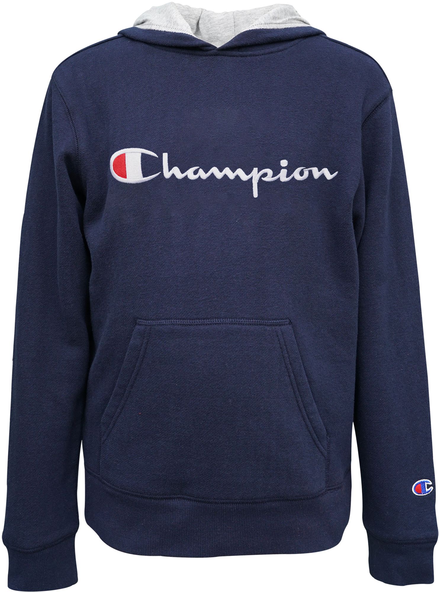 blue champions sweater