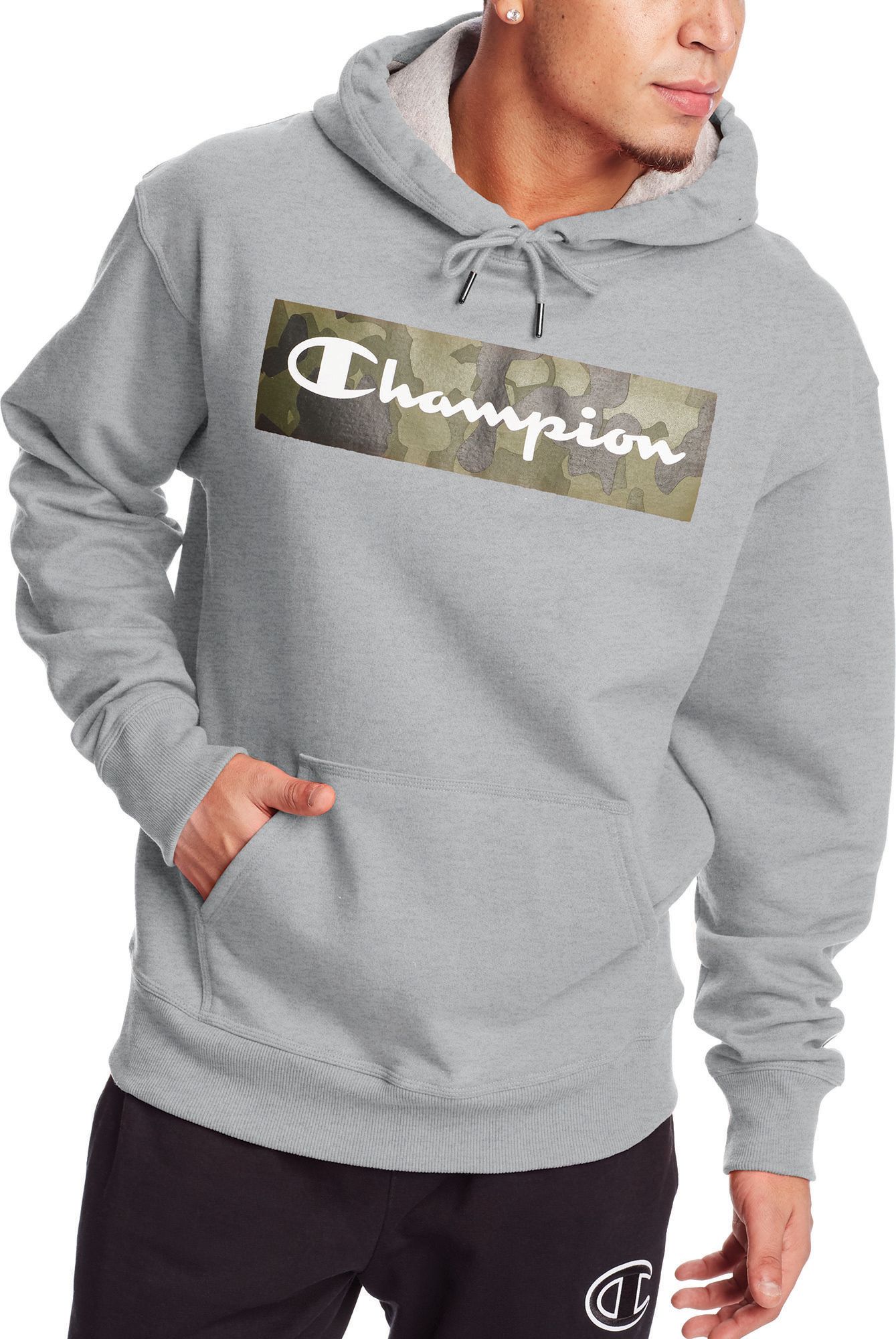 champion silver grey reverse weave