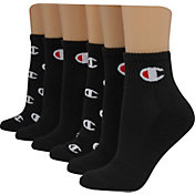 Champion Women's Ankle C Logo Print Socks 6-Pack