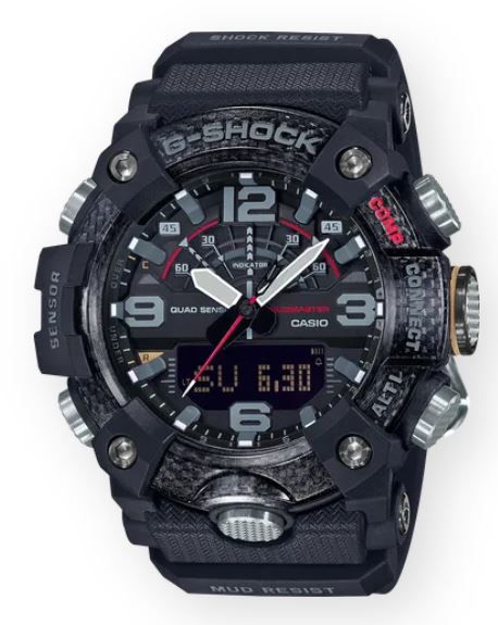 Casio Men's G-Shock Mudmaster Carbon Activity Tracking Watch