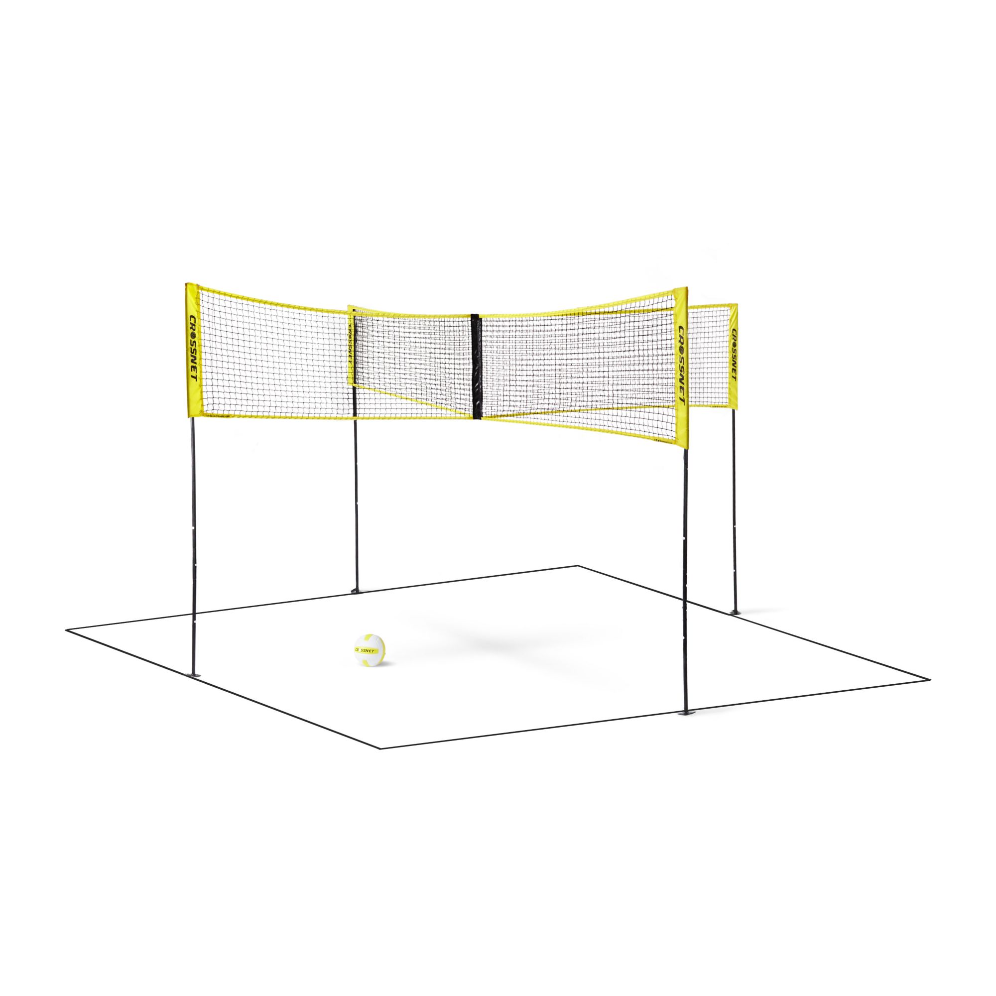 temporary volleyball net
