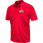 Colosseum Men's Ohio State Buckeyes Red Polo
