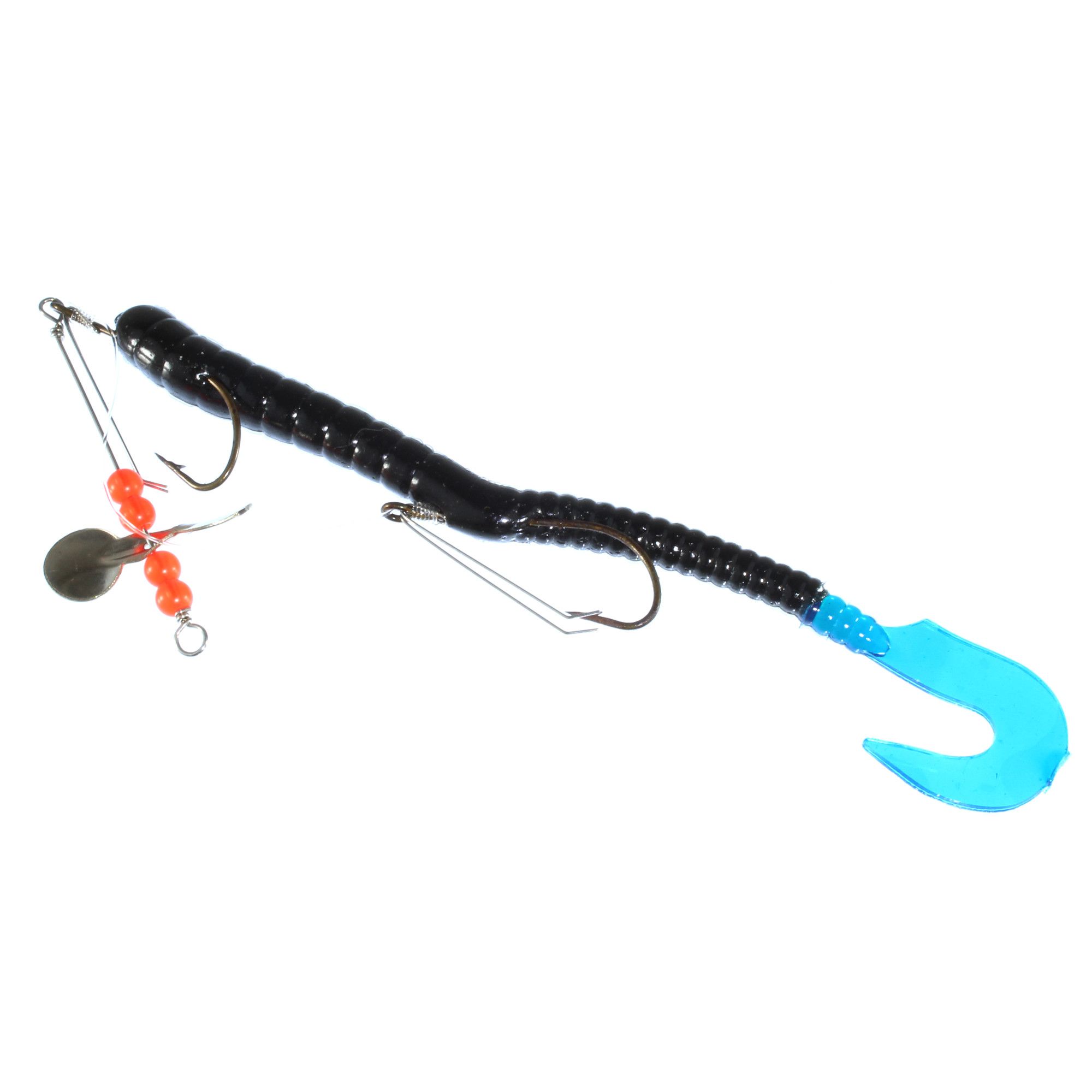 Crème Pre-rigged 6'' Curl Tail Lizard Rig