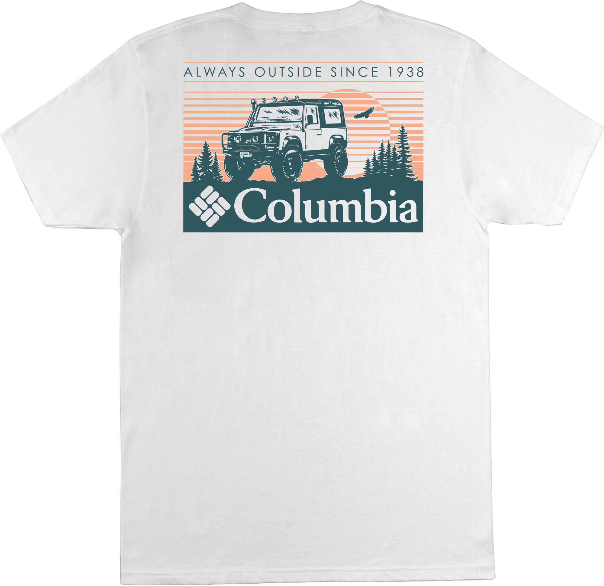 mens columbia t shirts