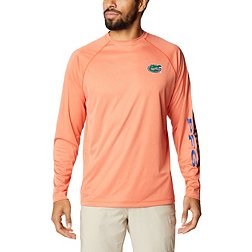 Columbia Men's Florida Gators Terminal Tackle Orange Long Sleeve T-Shirt