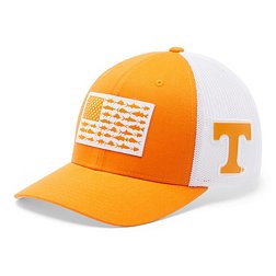 Columbia Men's Tennessee Volunteers Tennessee Orange PFG Fish Flag Mesh Fitted Hat