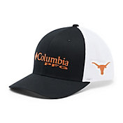 Columbia Men's Texas Longhorns PFG Mesh Fitted Black Hat
