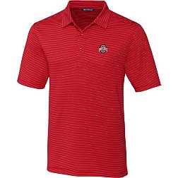Cutter & Buck Men's Ohio State Buckeyes Scarlet Forge Polo