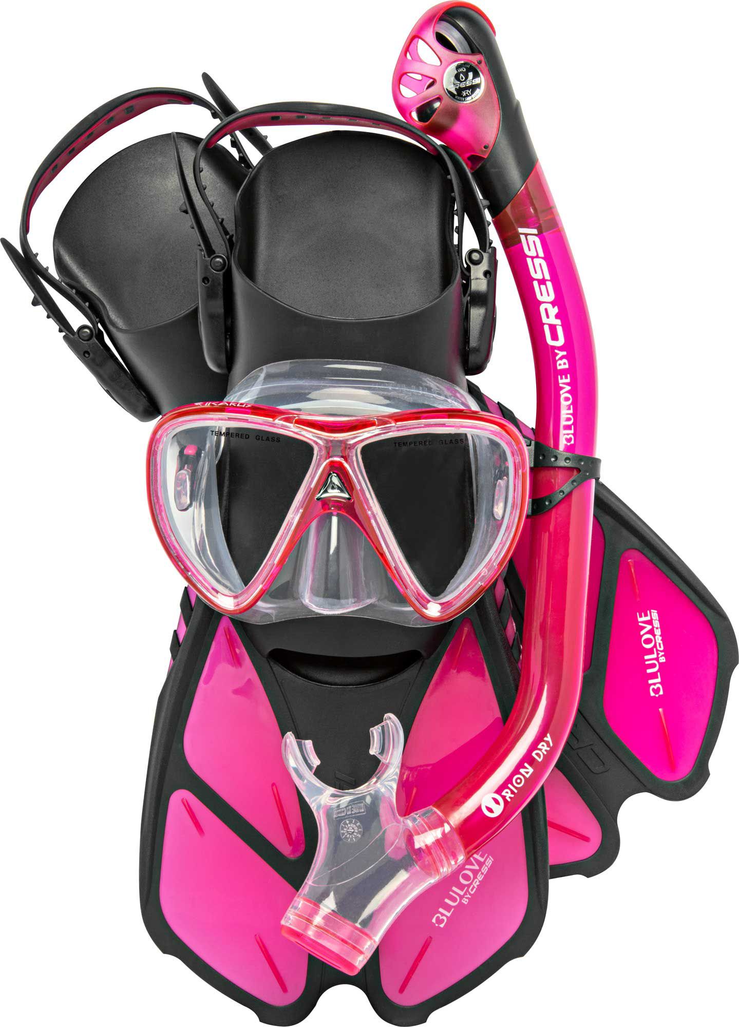 Cressi Bonete Pro Dry Snorkeling Combo