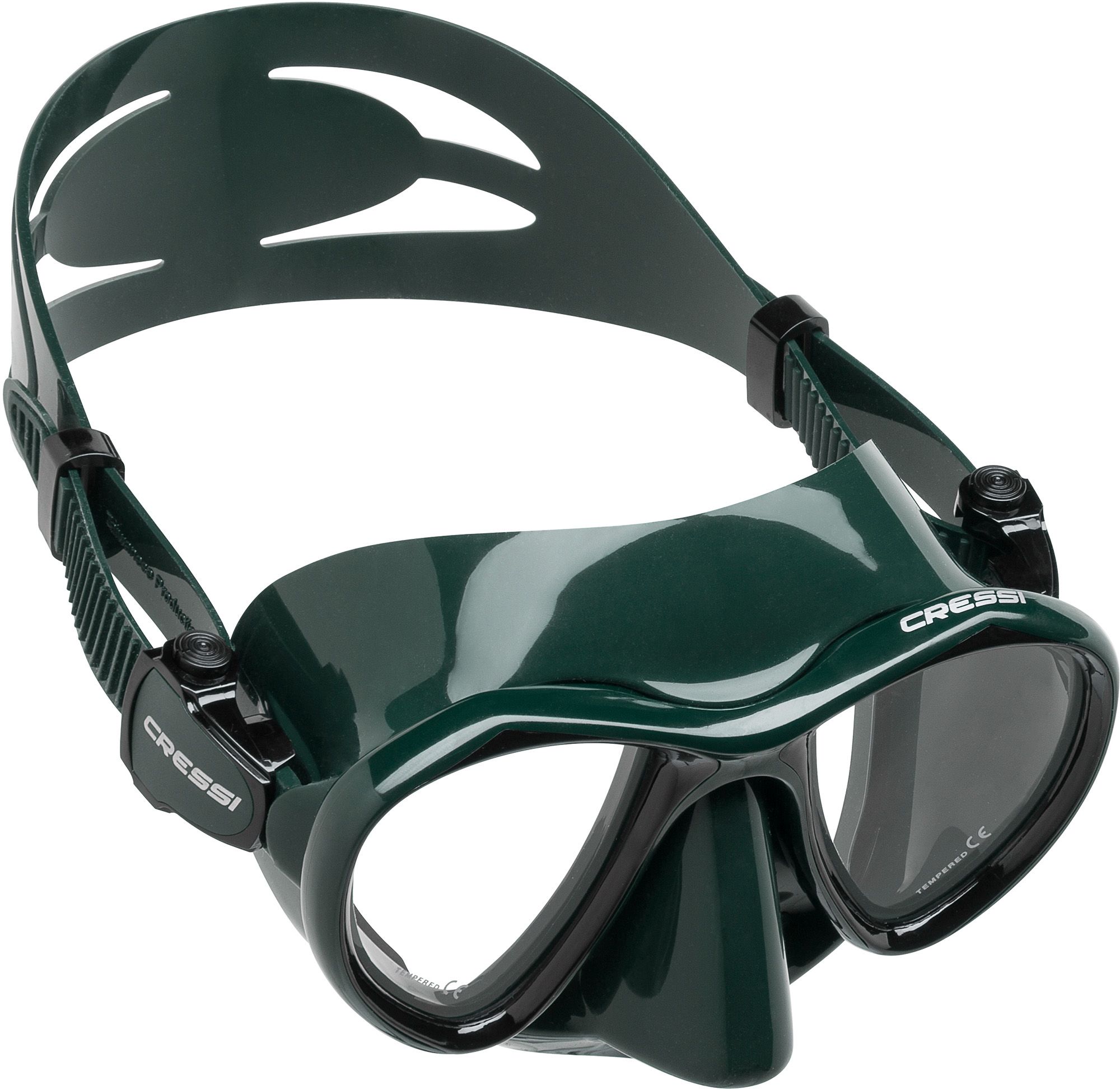 Photos - Swimming Mask Cressi Sub Cressi Metis Snorkel Mask, Green/Green 20CREAMTSXXXXXXXXSWE 