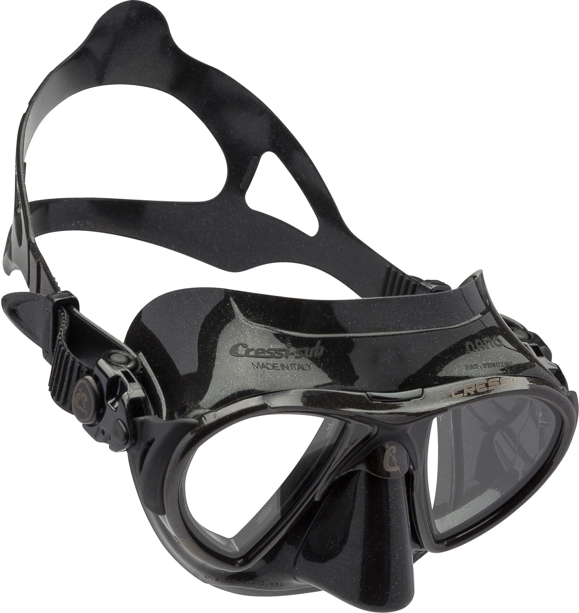 Photos - Swimming Mask Cressi Sub Cressi Nano Diving Mask, Black/Black 20CREANNXXXXXXXXXSWE 
