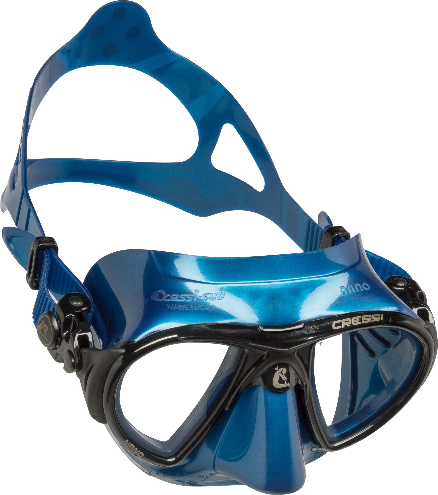 Photos - Swimming Mask Cressi Sub Cressi Nano Diving Mask, Blue/Black 20CREANNXXXXXXXXXSWE 