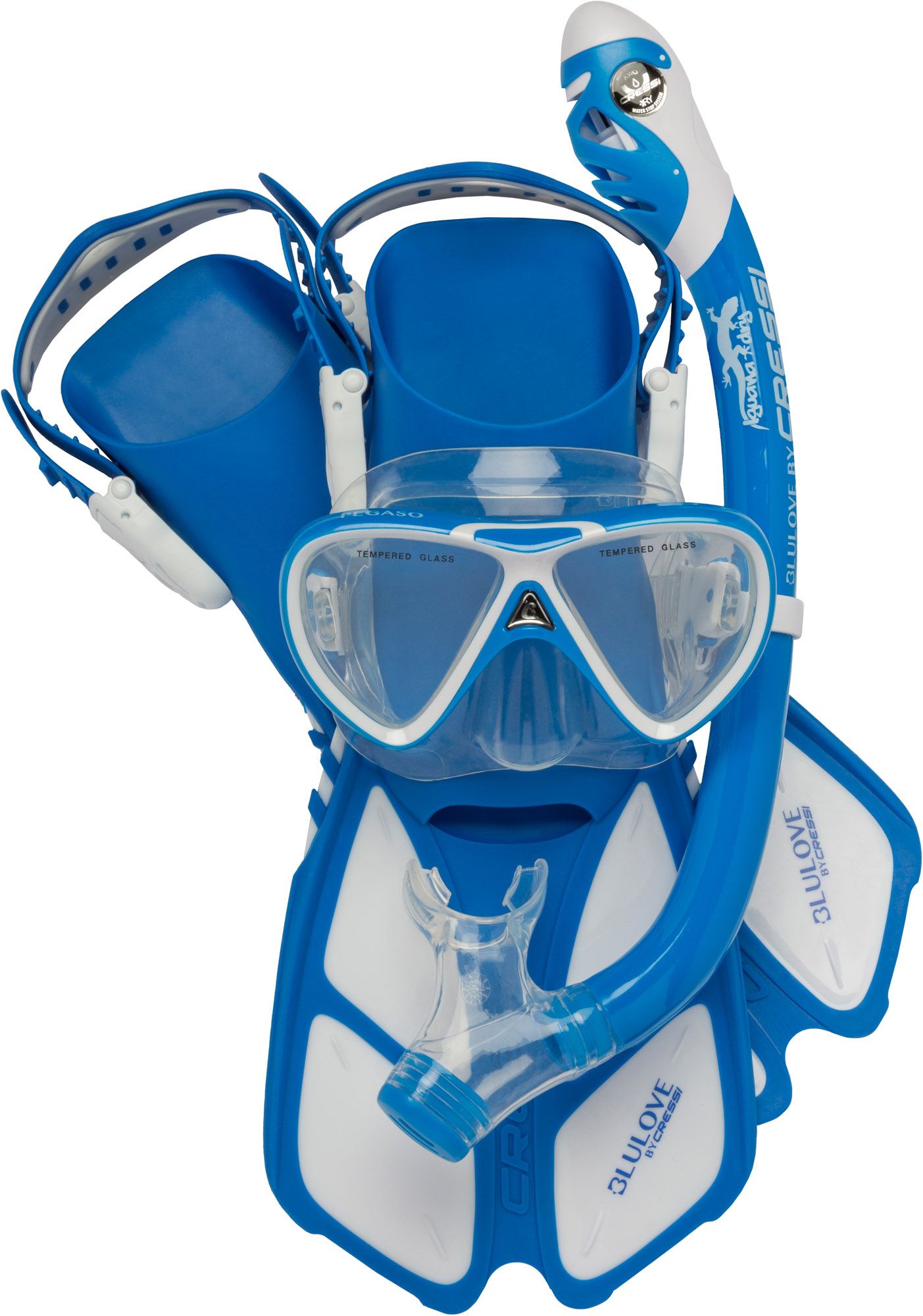 Cressi Youth Mini Bonete Pro Dry Snorkeling Set