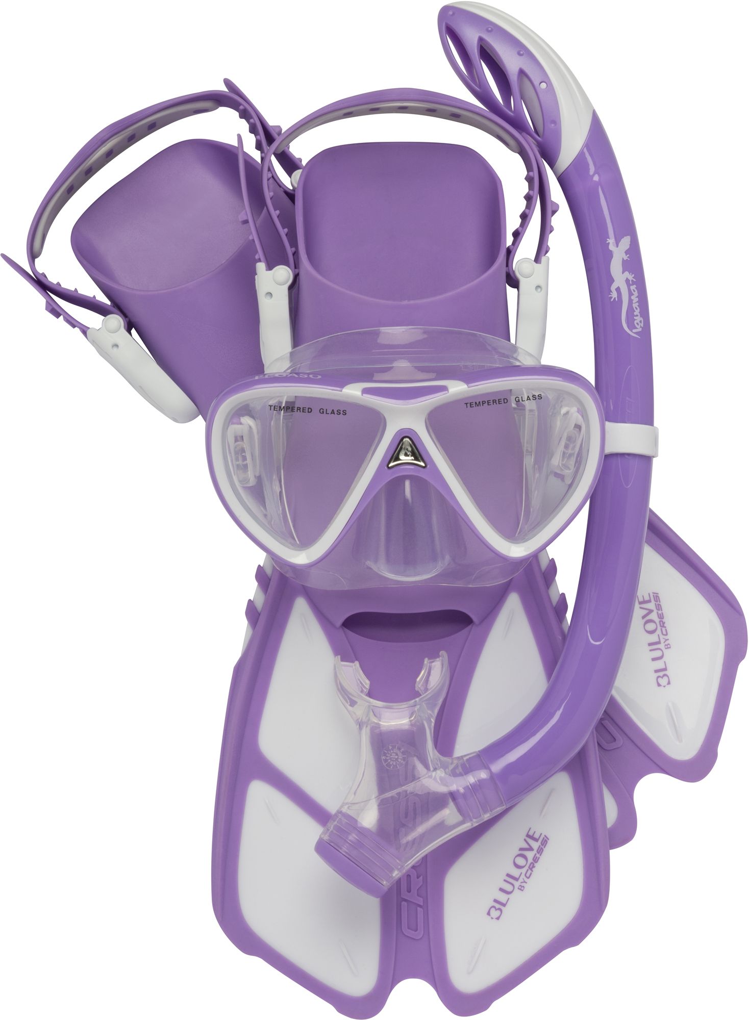 Cressi Youth Mini Bonete Pro Dry Snorkeling Set